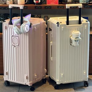 Maleta con Ruedas Giratorias de Gran Capacidad, Material ABS, para Viajes de Ocio, Unisex, 24 Pulgadas - Product Image 1