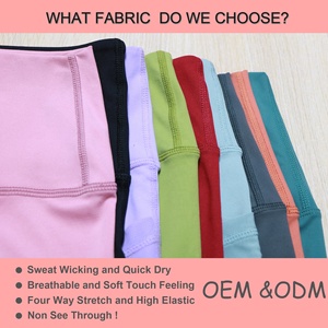 Leggings de gymnastique de haute qualité femmes vêtements de Fitness Yogapants d'entraînement avec contrôle de poche Leggings à fermeture éclair compressive - Product Image 6