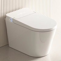 Nouvelles toilettes intelligentes à chasse automatique avec buse de nettoyage, télécommande sans fil, équipement sanitaire moderne pour salle de bain