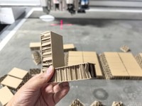 Máquina de Corte de Cartón CNC con Software de Anidamiento Automático