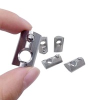 Écrous à bille élastiques M4 M5 M6 M8, écrous à bille à ressort à enroulement, écrous à rainure en T pour profilés en aluminium de série 4040