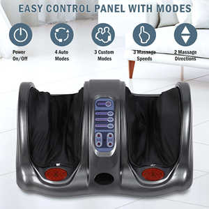 Wireless Remote Control Electric Rollers Shiatsu Reflexology <b>Feet</b> Calf Massage Leg and <b>Foot</b> <b>Massager</b> Machine AC110-240V 40W - Product Image 2