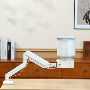 Colector de Polvo para Uñas con Soporte de Brazo para Escritorio, Luz LED, Purificador de Aire para Uñas, Colector de Polvo para Arte de Uñas - Product Image 3