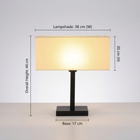 Table à LED moderne américaine de luxe grande taille, ombre de chevet en tissu chaud, fourniture en cristal pour salon, fer et bureaux