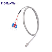 M8, 1/2"BSP, 1/4"BSP, 1/4"G Edelstahl Schraubtyp K J Thermoelement PT100 Industrieller Temperatursensor Anpassbar ODM