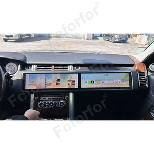 <span class=keywords><strong>15.5</strong></span> pouces 1920*1080 autoradio Android pour Range Rover Vogue L405 2013-2017 double écran nouveau Design système de divertissement copilote - Product Image 1