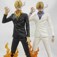 Figurines de collection d'anime One Piece Fantasy Sanji Noir et Blanc VinsmokeFamily, objets de décoration de bureau