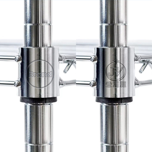 Estantes de almacenamiento de garaje cromados aprobados por NSF, unidades de estantería, estante de alambre, estantería cromada, estantes de supermercado a la venta - Product Image 2