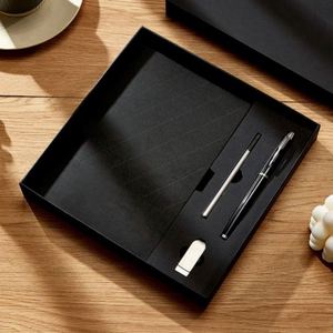 Custom Eco-friendly Luxury A5 UV Printed Promotional Novelty Gifts <b>Notebook</b> <b>Set</b> Journal with Pen for Business Back to School - Product Image 2