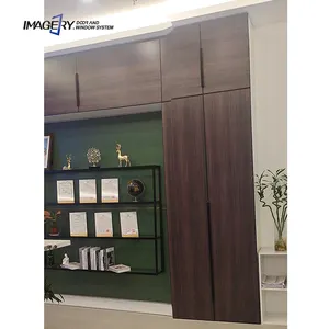 Customized Clothes Aluminum Wardrobe Cabinet Modern Design Bedroom Furniture Closet With Casement Door Or Sliding Door