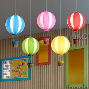 Lustres en forme de <span class=keywords><strong>montgolfière</strong></span> nordique, lumières décoratives pour comptoir de bar de restaurant, chambres d'enfants, jardins d'enfants, magasins - Product Image 3