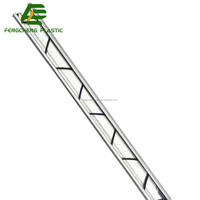 Rail de fixation pour film de serre avec ressort en zigzag pour les couvertures d'aération