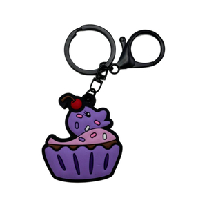 Personalized 2D Series Rubber Keychain Offset Print Soft PVC Bag Hanger Creative Festival <b>Small</b> <b>Gift</b> - Product Image 3