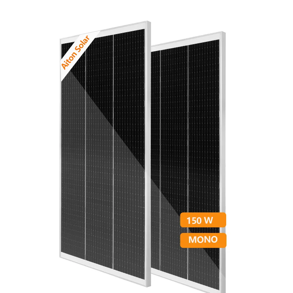 AiTon cina PV fabbrica pannelli solari prezzi dei produttori 12V 100W 120W 150W 180W 200W Mono moduli solari PV