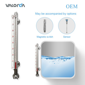 Trasmettitore sensore indicatore di livello a galleggiante con flapper magnetico 4-20mA indicatore dell'acqua del serbatoio del liquido ad alta temperatura - Product Image 4