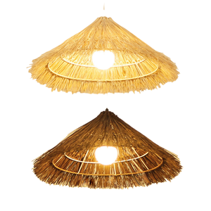 Lampes en paille tressée, style rétro et nostalgique, décoration de restaurant chinois, pour fondue - Product Image 1