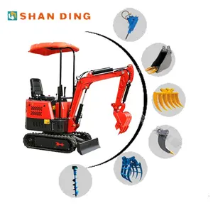 Excavator Factory CHEAP PRICE 1 TON MINI EXCAVATOR WITH HYDRAULIC PILOT FOR SALE 1000KG MINI DIGGER