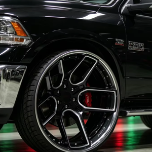 Rines Forjados Cóncavos Profundos 24x14 26x14 con Borde Grande Personalizado para Camionetas <span class=keywords><strong>Dodge</strong></span> <span class=keywords><strong>Ram</strong></span> F150 Silverado Sierra - Product Image 1