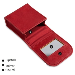 Boshiho PU Travelling Organizer Portable Lipstick Holder Case Lipstick Stock Bag Holder Lipstick Makeup Bag - Product Image 4