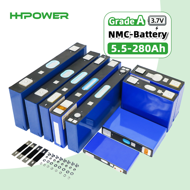NMC Cell 3.7V 5.5Ah to 280Ah NMC Li-ion Battery Cell Ternary Lithium Ion Batteries 3.7V Prismatic NCM Lithium Battery Cell