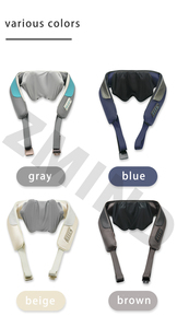 6D omuz ağrı kesici isıtma boyun masajı Shiatsu sırt ve boyun masajı ile ısı, 2 yoğunluğu - Product Image 3