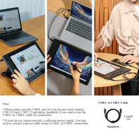 Tablette graphique portable Huion Kamvas Pro 13 2.5K QHD 13,3 pouces avec écran pour le dessin et la conception artistique