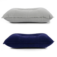 Coussin gonflable en PVC floqué épaissi de qualité supérieure, antidérapant, résistant à l'humidité, pliable, pour le camping en plein air, les voyages et le repos