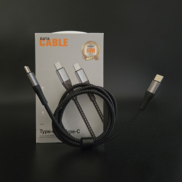 Large in Stocks Flexible Nylon Braided Woven USB C Auf USB C Kabel USB Type C to USB Type C Cables