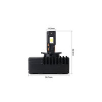 Ampoule de phare LED D5S 37W 3863LM Remplacement HID Xénon 1:1 Démarrage rapide Amélioration des phares de voiture