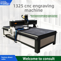Machine de gravure CNC entièrement automatique 1325 à adsorption sous vide pour le travail du bois, la publicité et le relief PVC