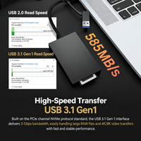 Lecteur de carte USB 3.1 XQD SD TF MicroSD Type C pour appareil photo Nikon Sony GoPro DJI Dash Cam Action Cam Adaptateur de carte mémoire haute vitesse