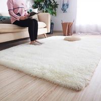 Tapis shaggy en gros d'usine, tapis et carpettes nordiques pour salon, tapis sur mesure, tapis moelleux, style moderne