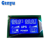 Écran LCD personnalisé blanc noir bleu écran COB LCM UPS Inverter Monochrome Segment LCD Modules Board