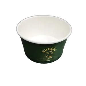 China-supplier manufacture coated glossy lamination frozen yogurt gelato sherbet ice cream 10oz 12oz 16oz 20oz paper cups