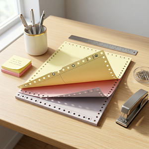 Impresión de Libretas de Facturas Personalizadas, Papel Autocopiativo NCR de 48-65g, Libreta de Recibos/Facturas, Papel para Computadora - Product Image 1