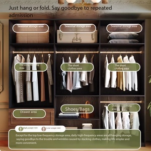 Nuovo <span class=keywords><strong>Armadio</strong></span> in Legno Massello di Quercia per <span class=keywords><strong>Camera</strong></span> <span class=keywords><strong>da</strong></span> <span class=keywords><strong>Letto</strong></span> con Angoli Arrotondati, Porta Singola Curva fino al Soffitto in Colore Noce Vintage - Product Image 6