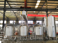 1000L Micro Équipement De Brasserie Trois navires Artisanat Bière Faisant La Machine