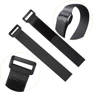 Cable Ties with Adjustable <strong>Hook</strong> <strong>Loop</strong> Custom Color Self-Adhesive Buckle Cut Shape <strong>Print</strong> <strong>Logo</strong> - Product Image 5