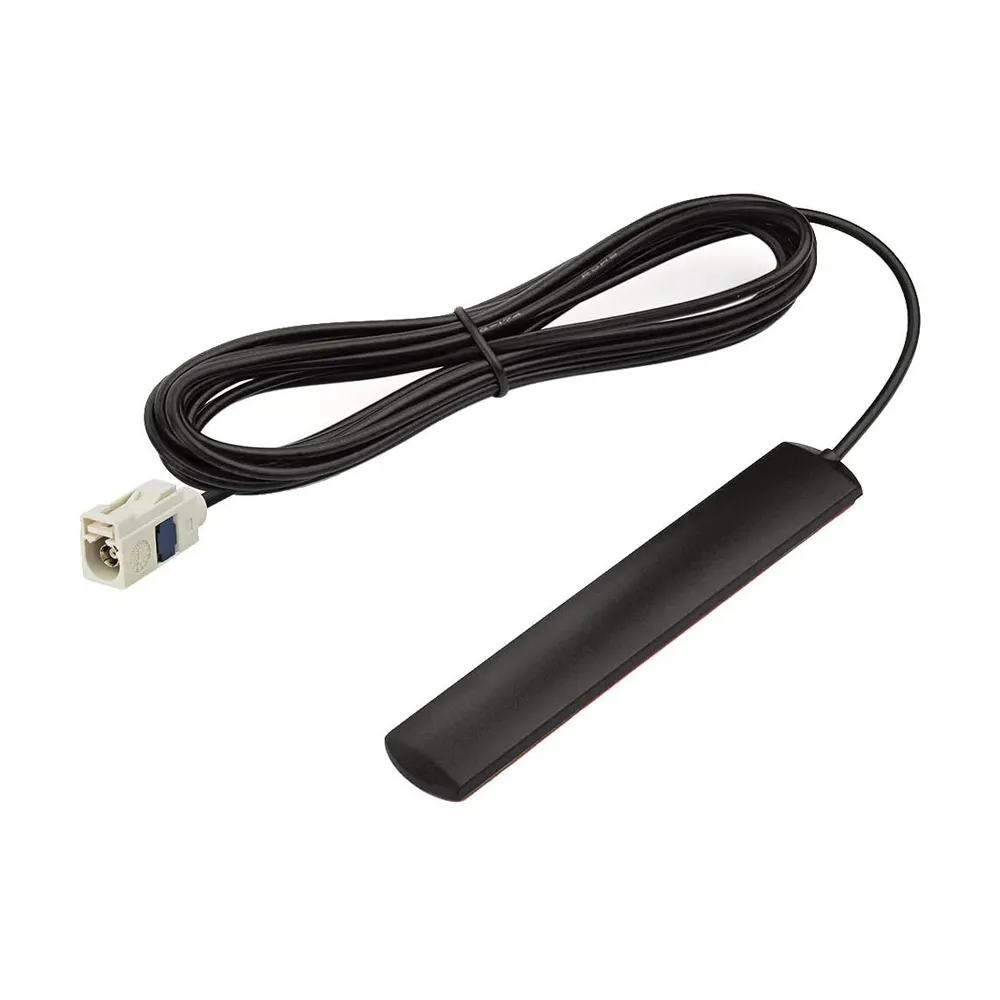 Radio FM AM de 115mm, conector blanco Fakra B, antena de montaje adhesiva para coche