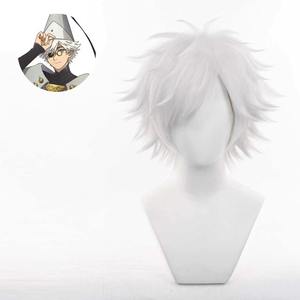 <span class=keywords><strong>Parrucca</strong></span> Corta Bianca <span class=keywords><strong>da</strong></span> 30cm per Cosplay, Cappello <span class=keywords><strong>da</strong></span> <span class=keywords><strong>Strega</strong></span>, Anime, Sintetica, Resistente al Calore, per Feste di Halloween - Product Image 1