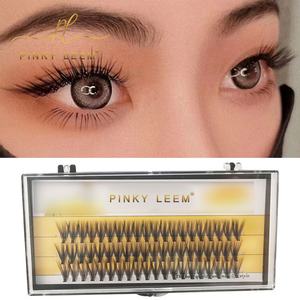 Pinky leem 20D <b>Pre</b>-<b>Made</b> <b>Fans</b> L Curl Volume <b>Pre</b> <b>Made</b> Clusters Eyelash 9- 14mm Grafting False Eyelashes Extension - Product Image 1