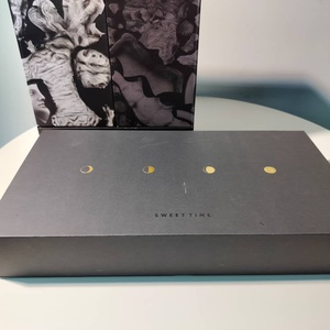 Sang trọng màu đen vàng lá cuốn sách phong cách hộp quà tặng cho đồ trang sức Sôcôla mỹ phẩm nước hoa, hoàn hảo cho đám cưới bên Boutique - Product Image 5