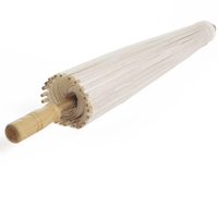 Nouvel Arrivage 2026 – Parapluie en Papier Moderne Qiuhe Personnalisable avec Logo, Accessoire de Danse Artisanat en Bambou DIY, Parasol Blanc pour Mariage et Fêtes – Vente Chaude