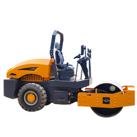 Mini rouleau hydraulique certifié CE rouleau vibrant à double tambour moteur de compacteur de rouleau de route de 3/5 tonnes pour la construction de routes