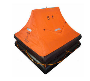 Zattera di salvataggio Premium da 6 persone per yacht durevoli, compatti e certificati di sicurezza per emergenze Marine - Product Image 3