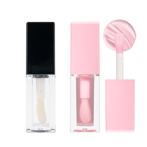 Emballage de maquillage en plastique avec logo personnalisé MLM, tube carré vide de 5 ml de haute qualité pour baume à lèvres avec grand applicateur, tubes pour gloss à lèvres - Product Image 2