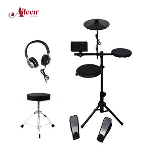 Juego de tres baterías electrónicas musicales infantiles profesionales () - Product Image 1