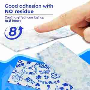 Parches para la fiebre para niños, 22 unidades, reductor de fiebre, almohadillas refrescantes para bebés, parche de gel refrescante para la fiebre, alivio del dolor de cabeza, 4.7 x 2 pulgadas - Product Image 2
