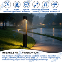 Lampadaire de Jardin de Luxe pour Complexes Hôteliers, Design Personnalisé, en Aluminium, IP65, LED Haute Luminosité, Options Solaire et Secteur, pour Aménagements Extérieurs