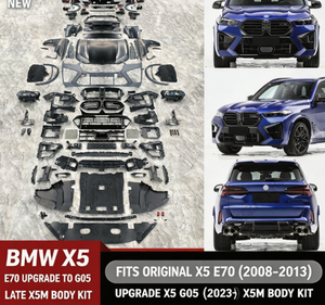 Kit carrosserie extérieur de haute qualité Auron X5 E70, nouvelle version améliorée, pare-chocs 2007-2013 X5M, meilleur prix, ensemble complet de pare-chocs, vente en gros - Product Image 1